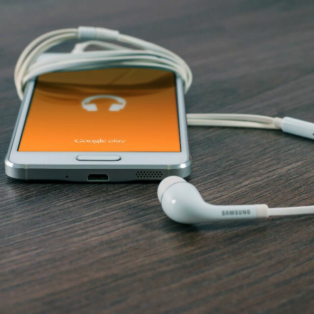 Phone with Earphones